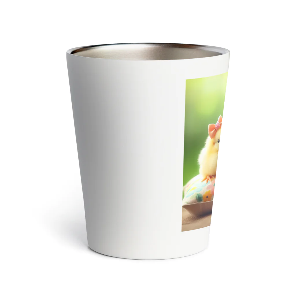 Animal Canvas Collectionのひよこ3兄弟 Thermo Tumbler