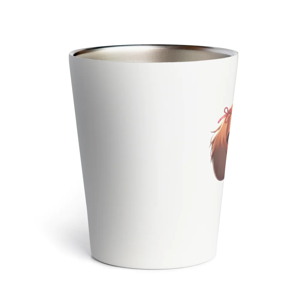 Dog Selectionのミニチュアダックス　女の子　アイテム Thermo Tumbler