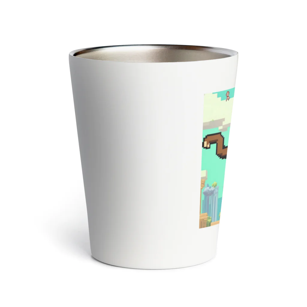 yuhi04のスカイダイビングの冒険猿 Thermo Tumbler