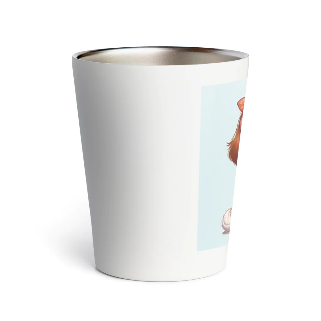 Lemon_teaのブリタニースパニエル1  チョコちゃん Thermo Tumbler