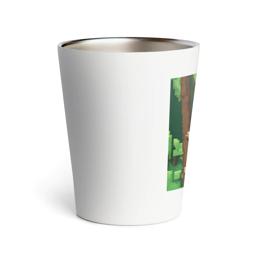 クリティカルクローの知らせるサルくん Thermo Tumbler