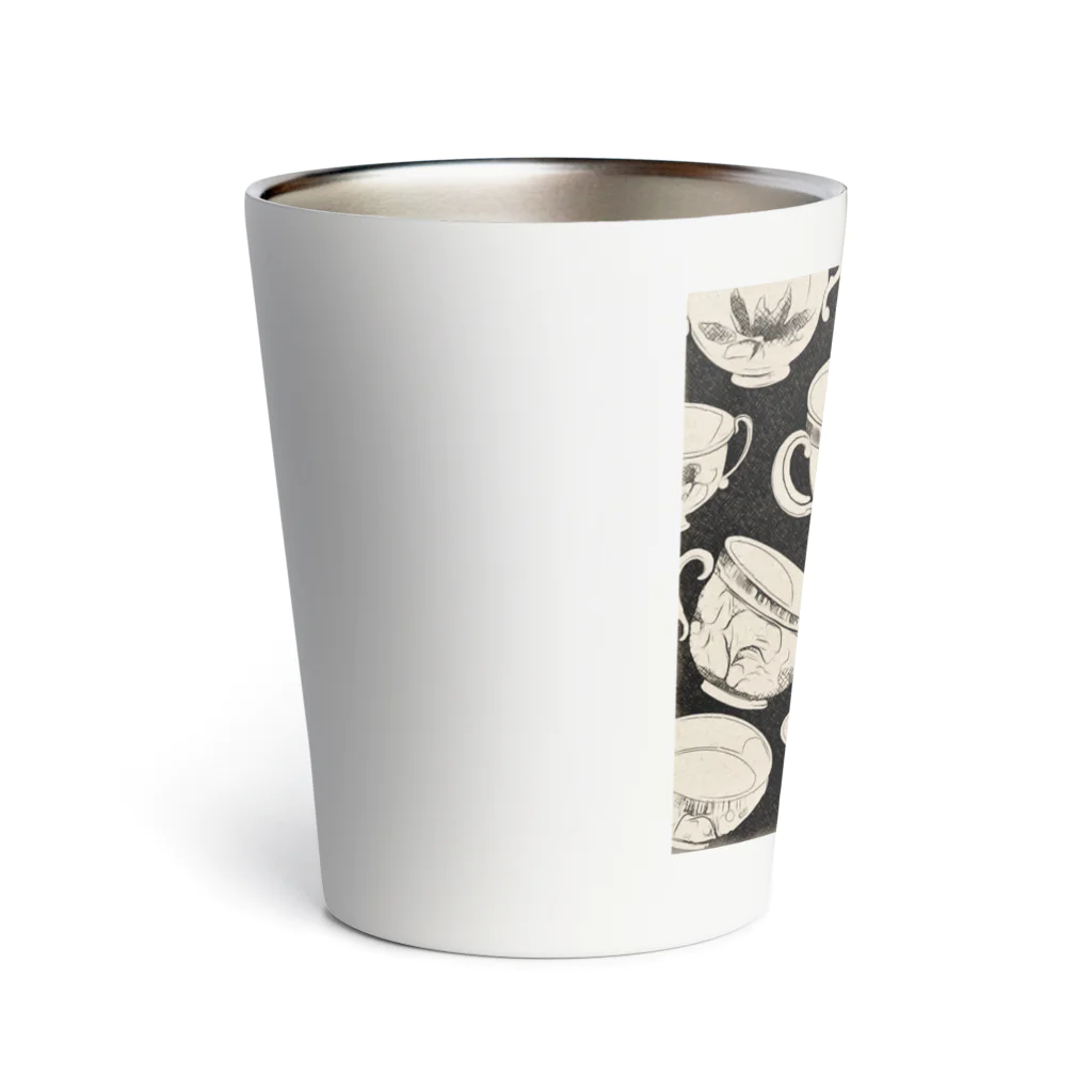 (っ◔◡◔)っ ♥ Le Petit Trésor ♥の花の詩カップ(The Flower Poetry Cup) Thermo Tumbler