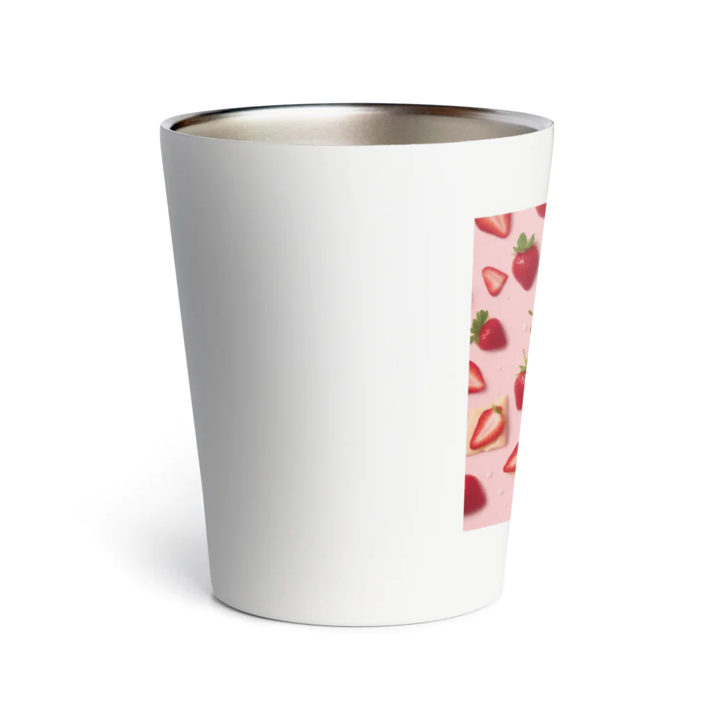 Crepe Collection Center 【CCC】のベリーストロベリー Thermo Tumbler