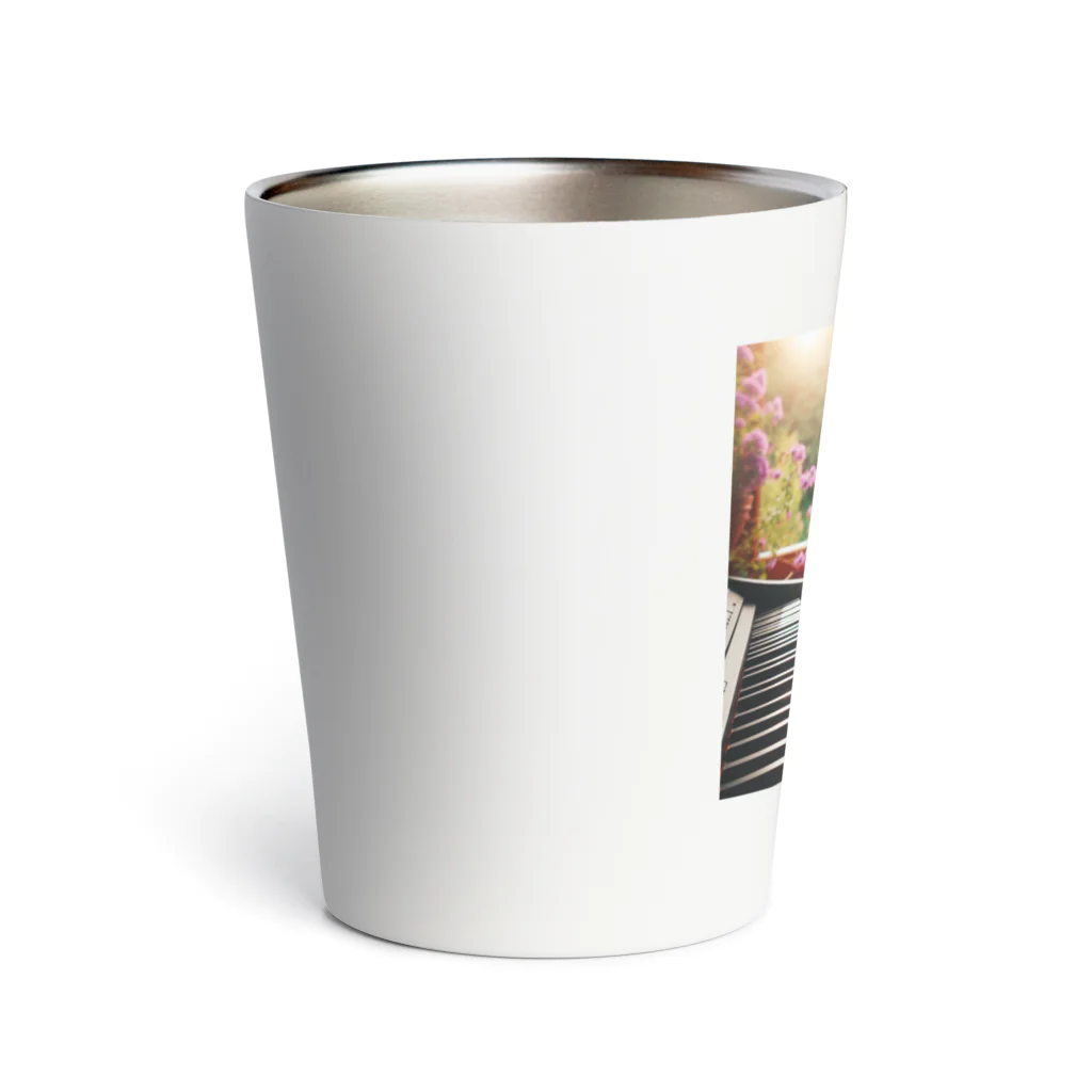 パパネコのピアノネコチャン Thermo Tumbler