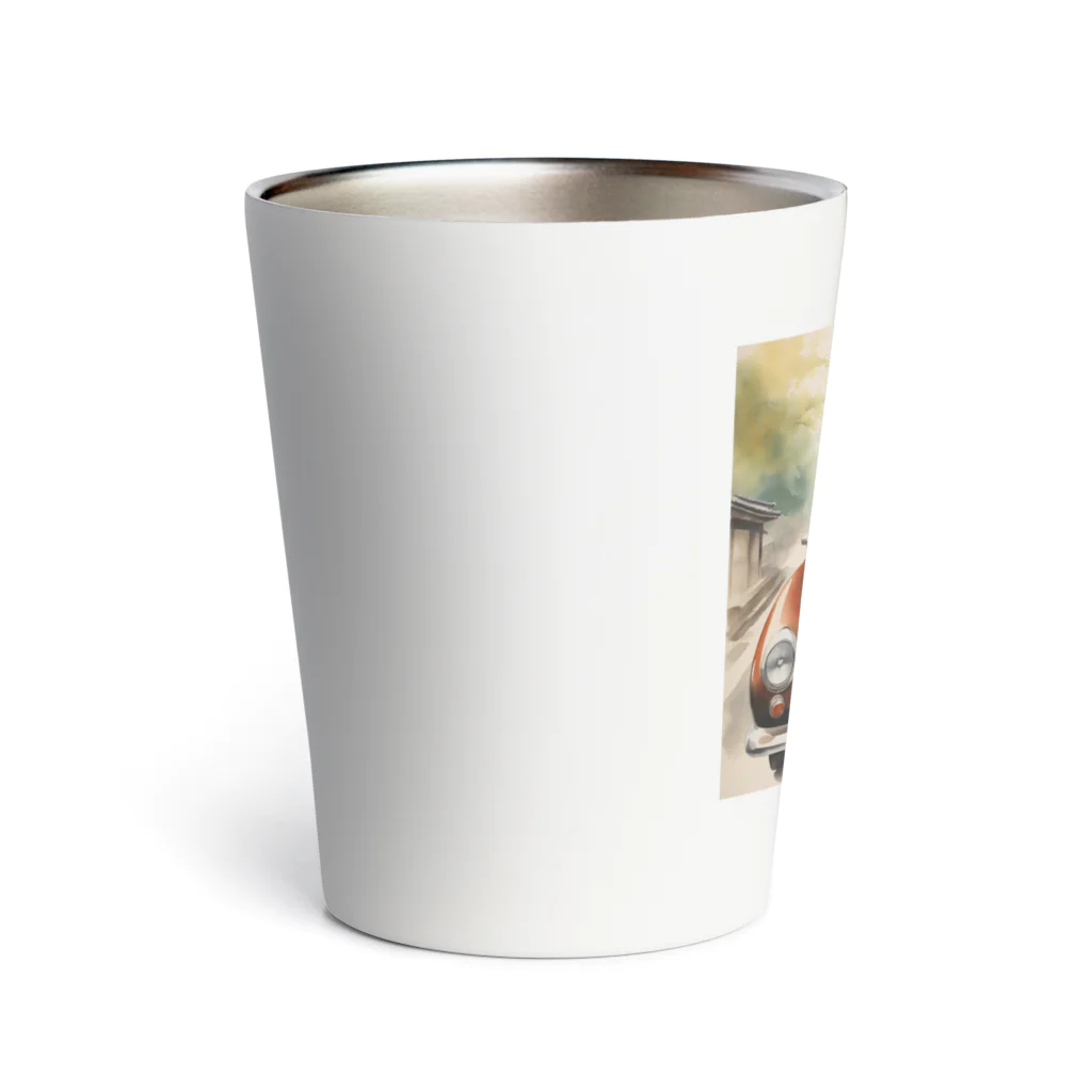 happiness_shopのノスタルジックな昭和の雰囲気漂う車 Thermo Tumbler