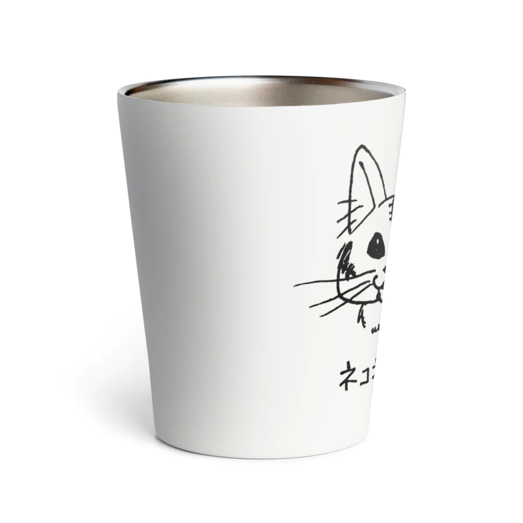 yuritomeのネコ神　(チャーちゃん)　ユリ作品２ Thermo Tumbler