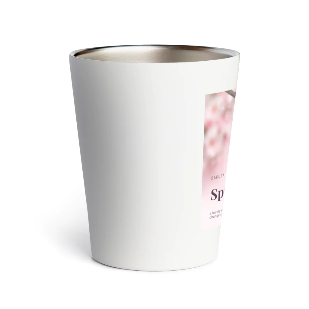 ウエディング♡カップルグッズの桜 Thermo Tumbler