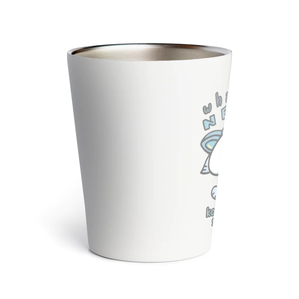 itsuto-こねこしょうしょうめんへらの「ふぁっといずねこ…？」 Thermo Tumbler