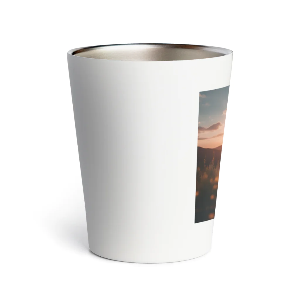 kam-kam0713の夕暮れ時の景色 Thermo Tumbler