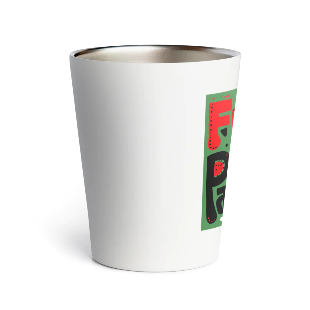 ❤kabotya❤のFREE PALESTINE  Thermo Tumbler