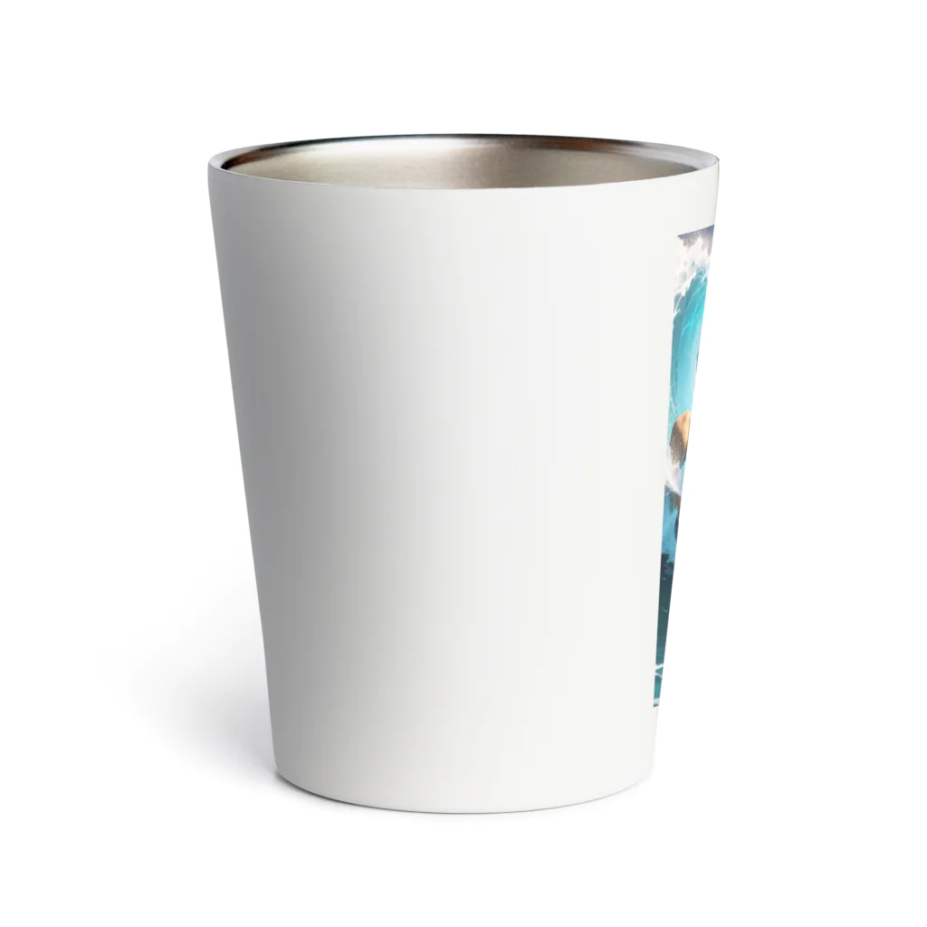 シエルshopのサーフィンライオン02 Thermo Tumbler