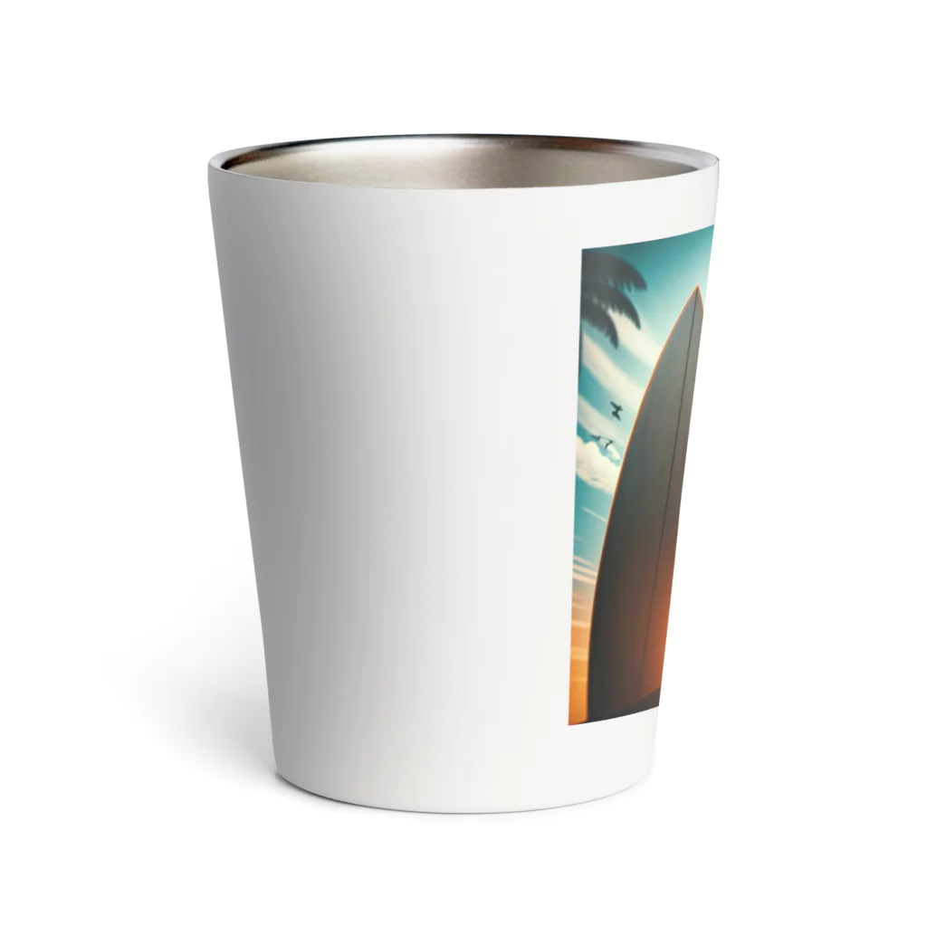 かわクールの夏の狐 Thermo Tumbler