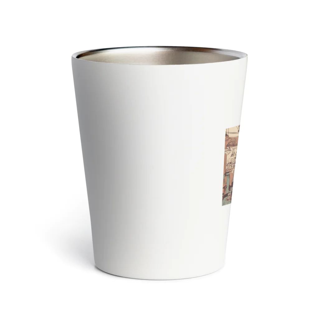 mifのレトロカフェ Thermo Tumbler