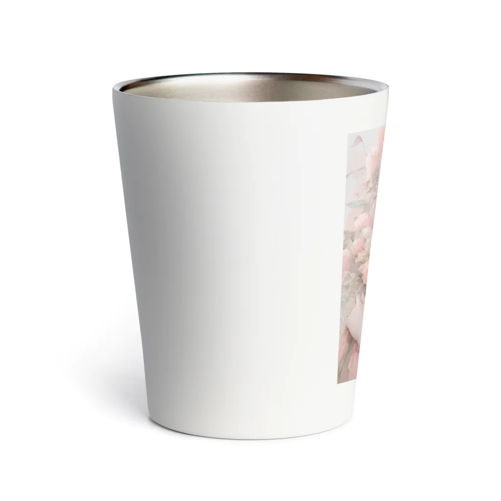 AQUAMETAVERSEのバラの花束と女性　なでしこ1478 Thermo Tumbler