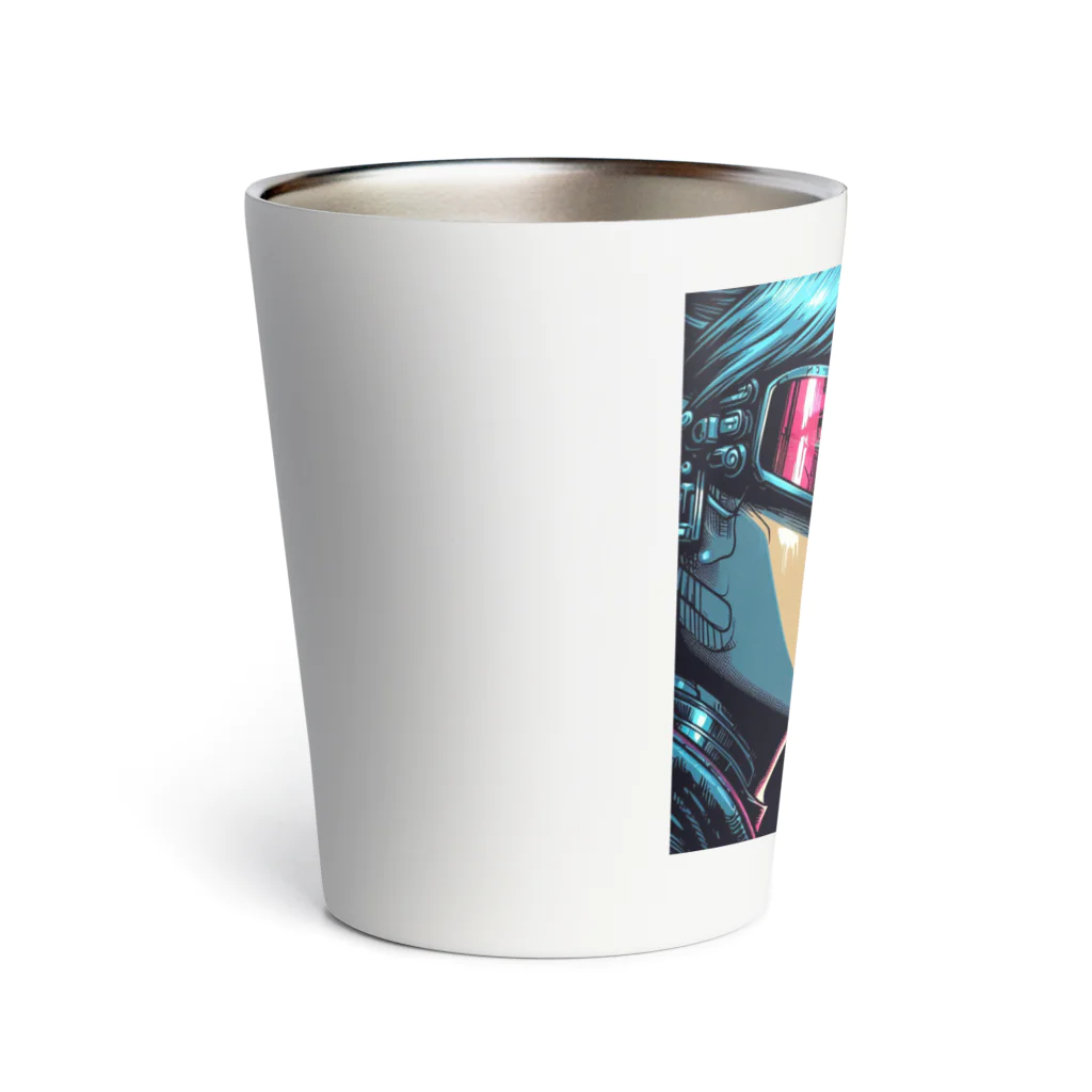 kangekiのサイバーパンクガールNo.42 Thermo Tumbler