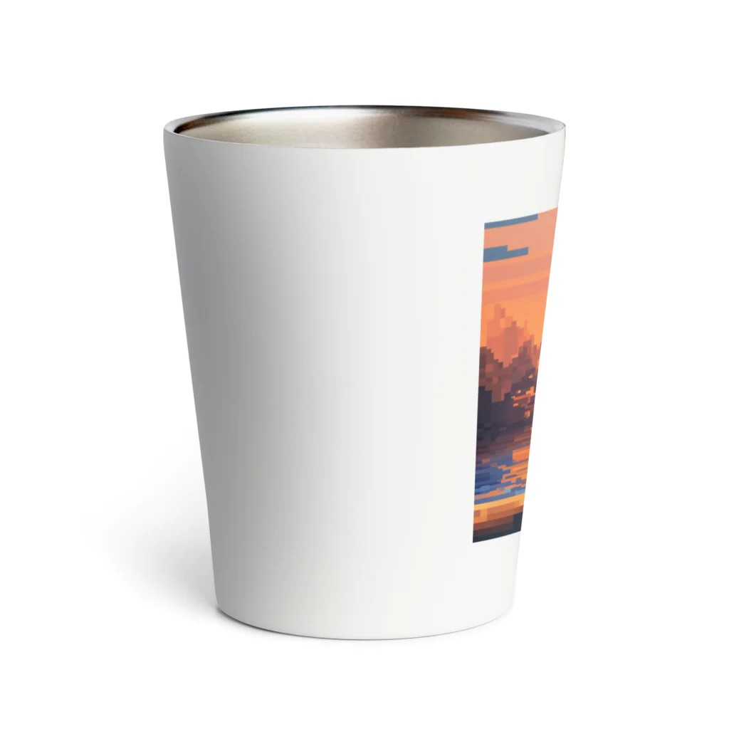 mazislowlifeの夕日の眺め Thermo Tumbler