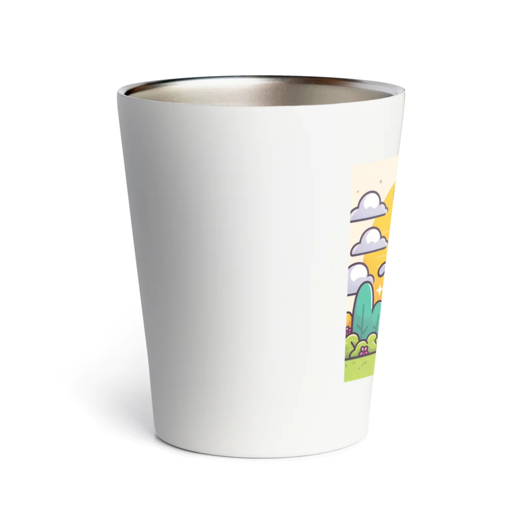 4146-の夕暮れぬこ Thermo Tumbler