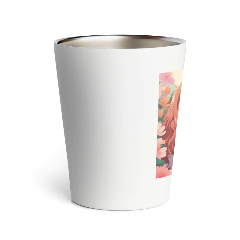 LoraCafeの春だねローラ Thermo Tumbler