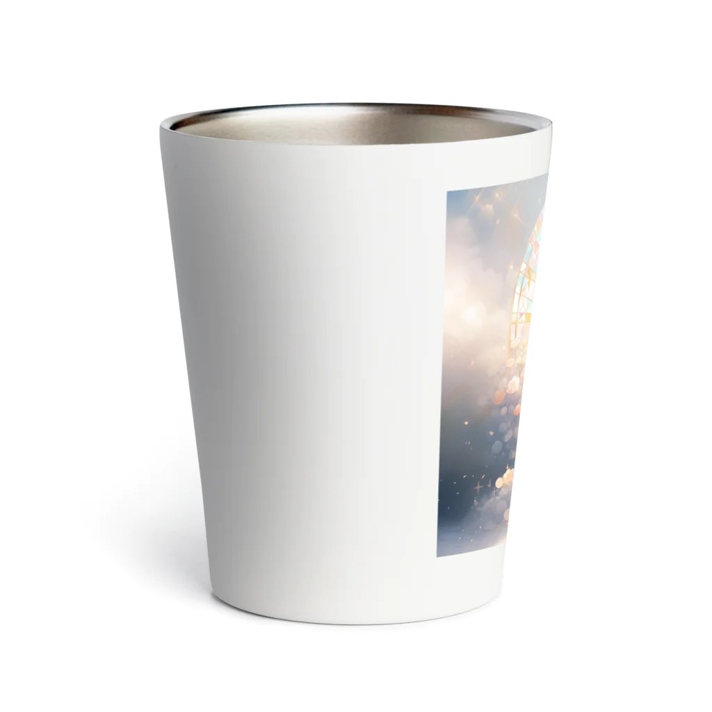 はなうさまほのうさぎとステンドグラス｡.:*･ﾟ Thermo Tumbler