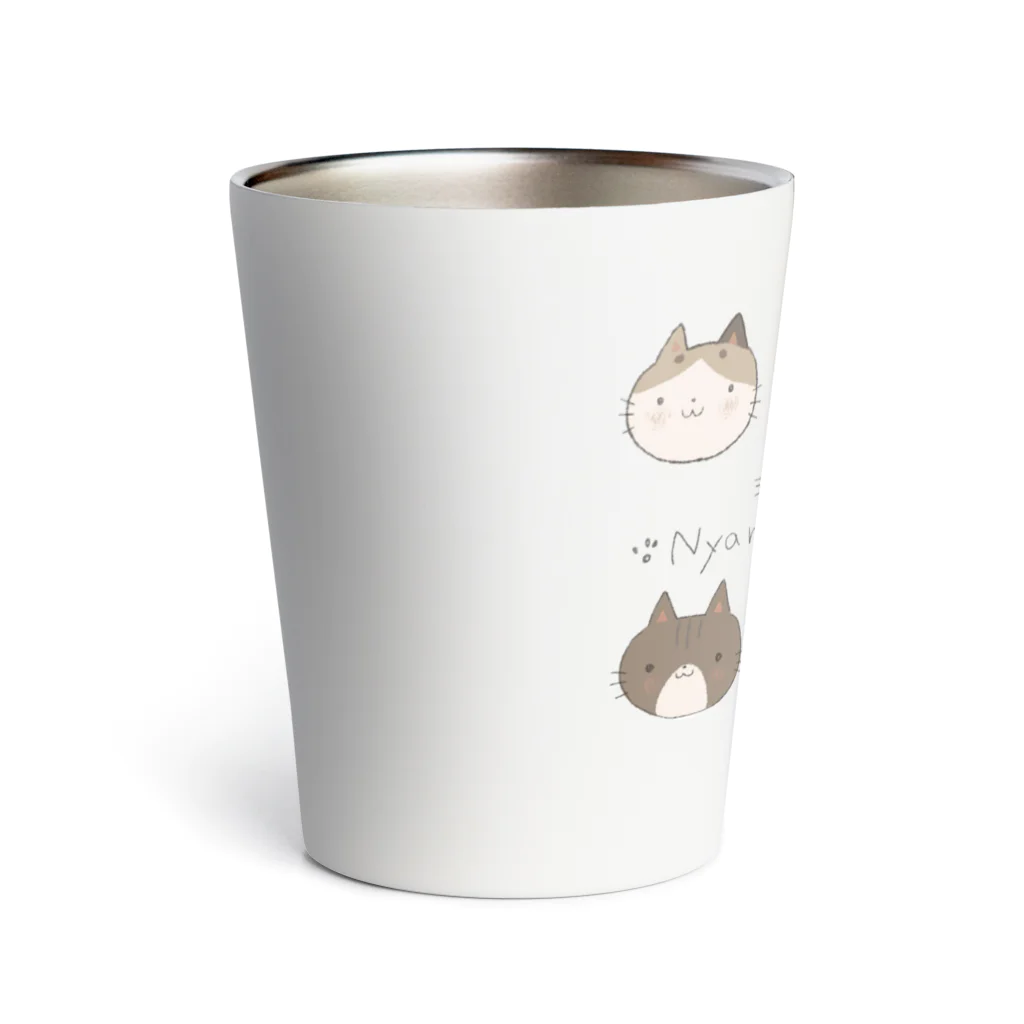 ねこてぃぶのにゃんだふるLife Thermo Tumbler