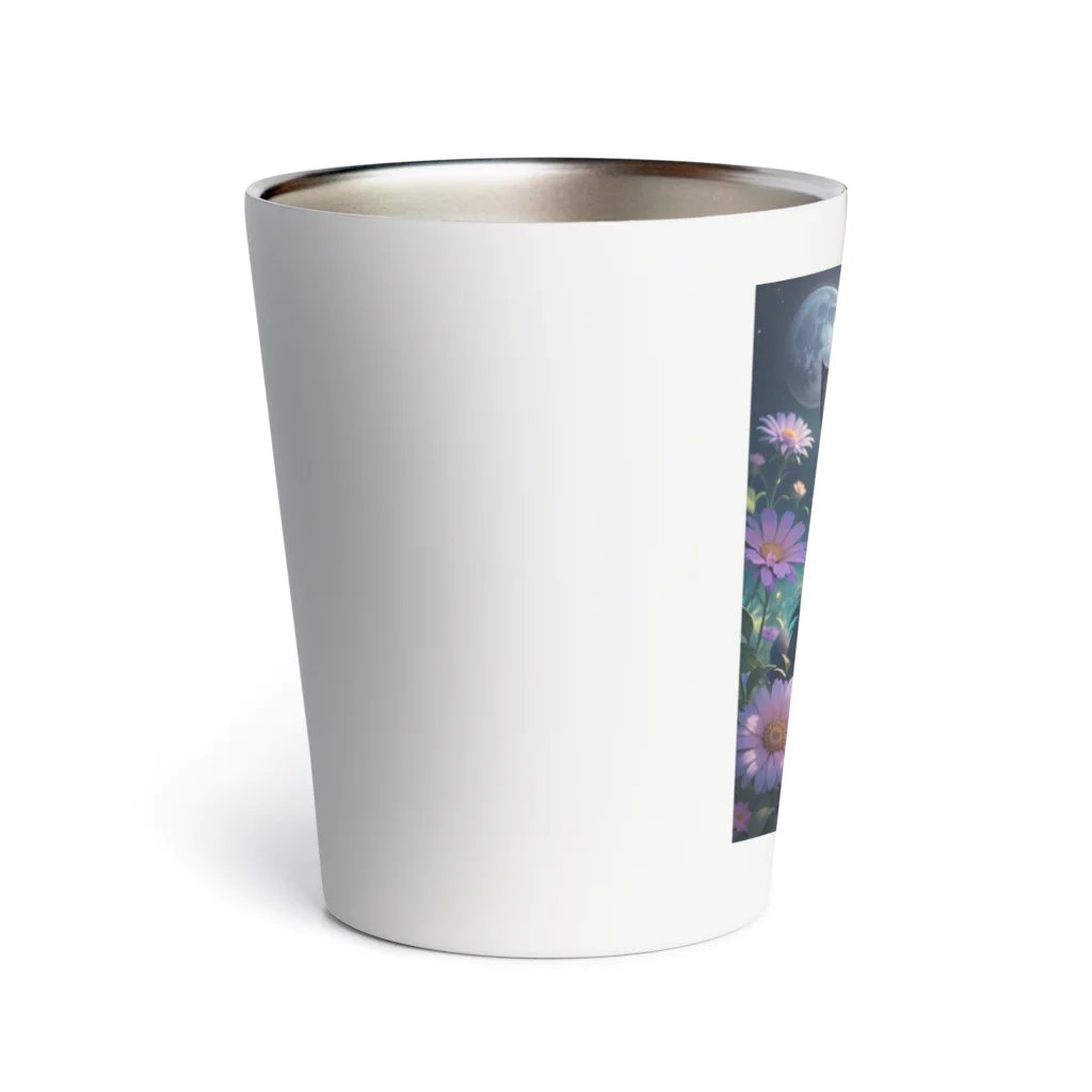 モノモノクローゼットの子猫と花 Thermo Tumbler