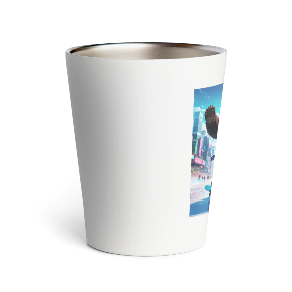 rakutenitibaのスケボーが楽しいパンダ Thermo Tumbler