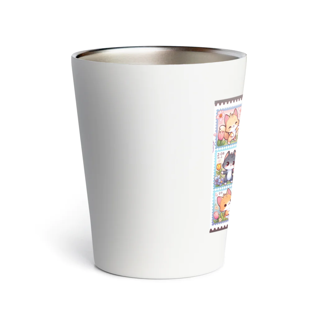 ken03の春のかわいい動物6 Thermo Tumbler