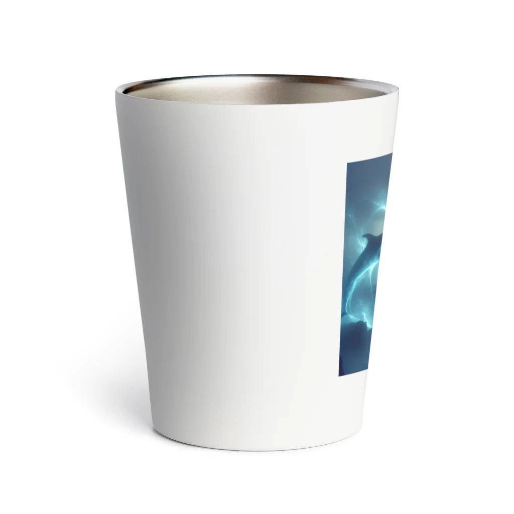 animalsの神秘的なイルカ Thermo Tumbler