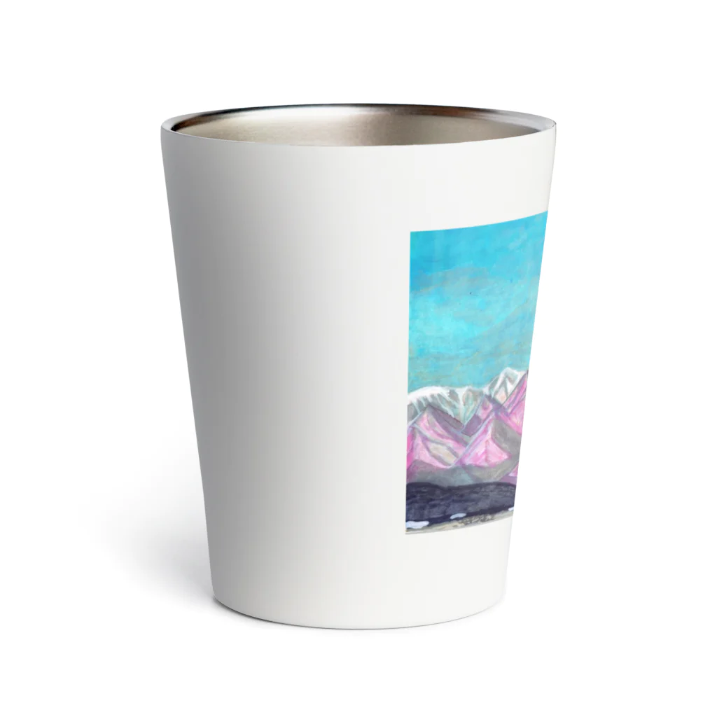 Daria tanakaの常念岳モルゲンロート Thermo Tumbler