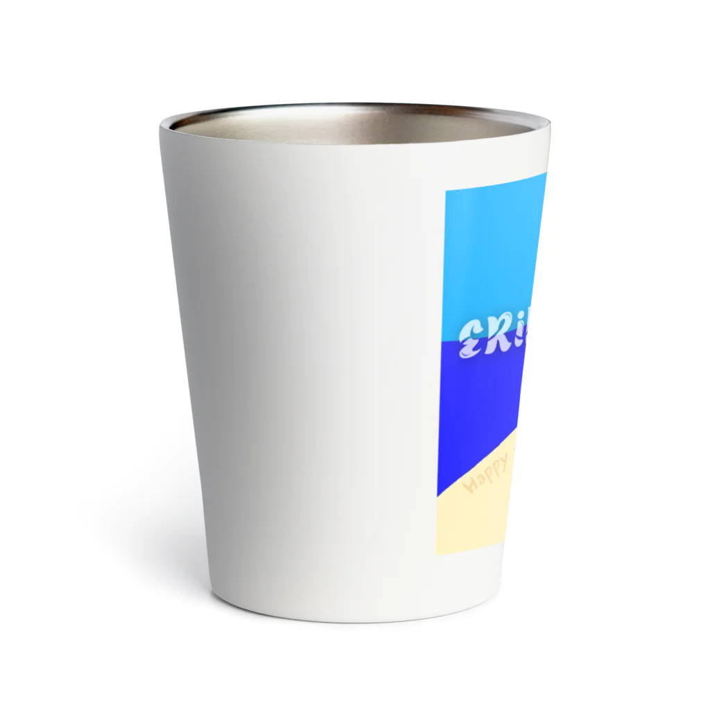 エリキSUZURIグッズの【ERIKI名前あり】エリキとおサルさん 2362px Thermo Tumbler