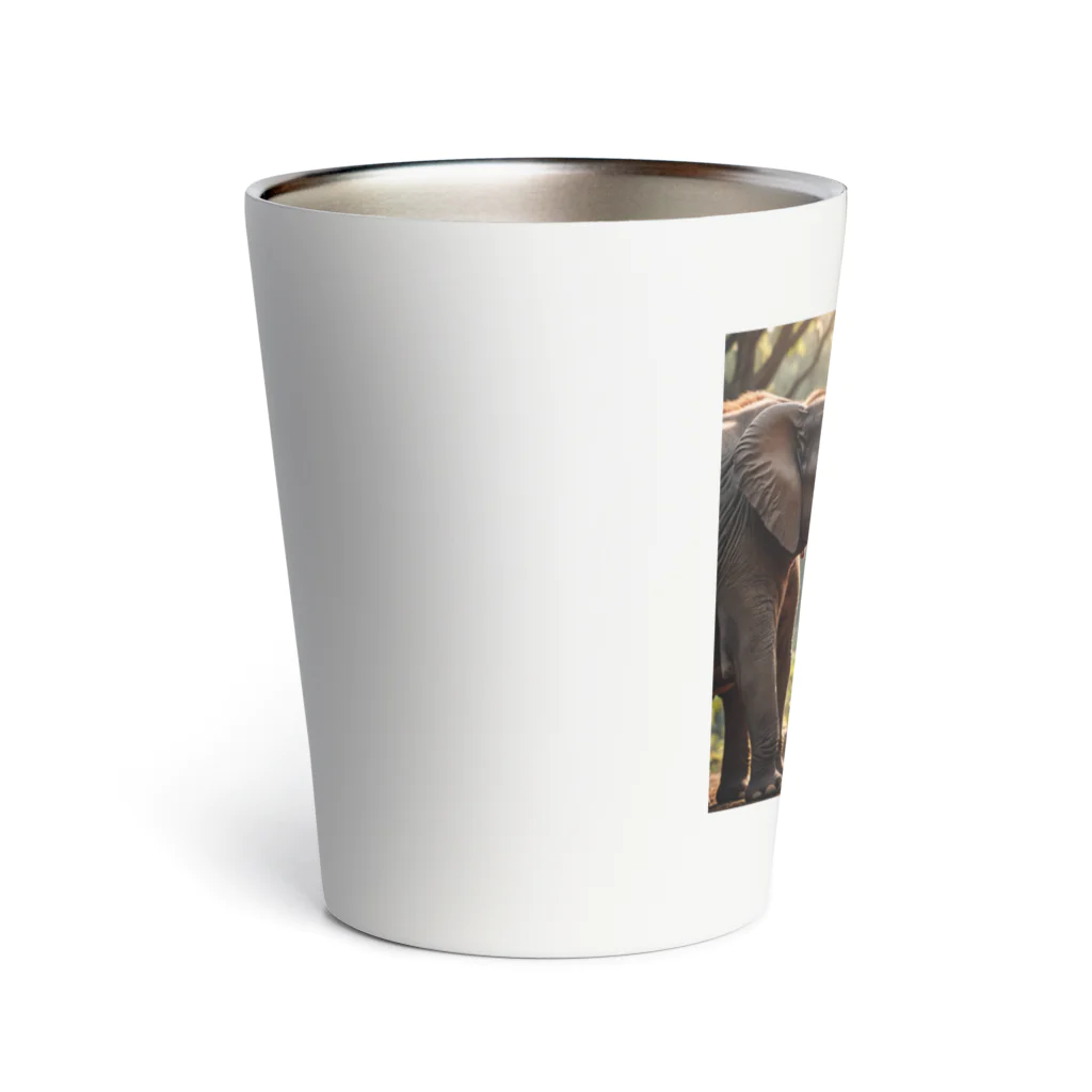 ミスターの会話している象 Thermo Tumbler