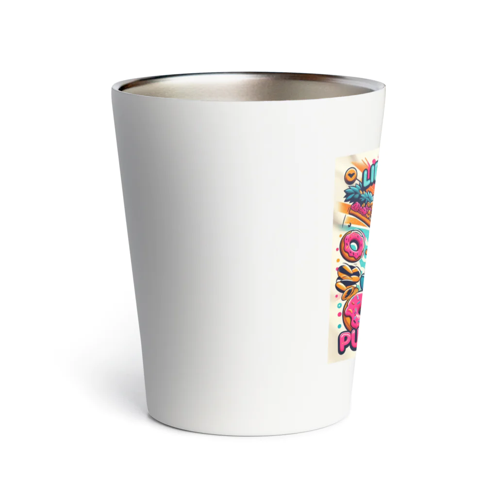 えいゆショップのスナフキ猫くん Thermo Tumbler