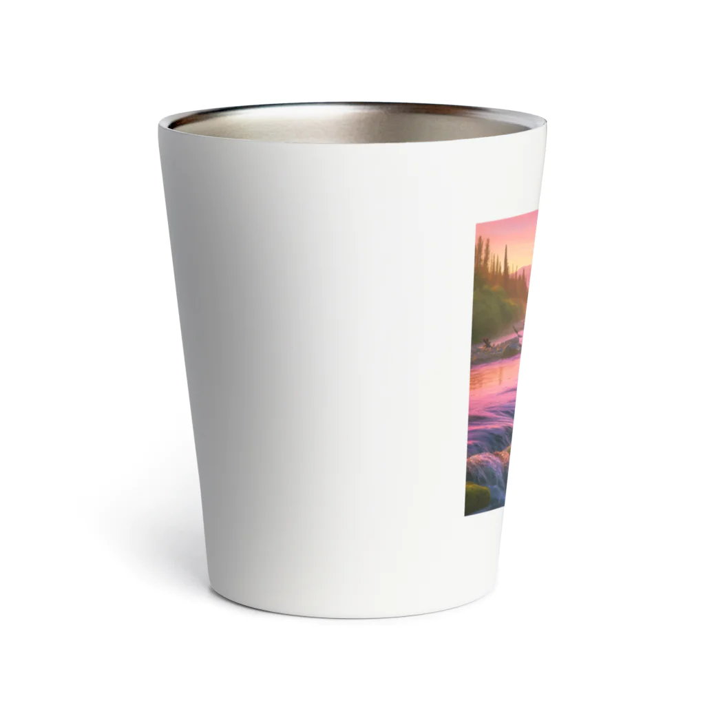 OHANA_087のアラスカのグリズリー Thermo Tumbler