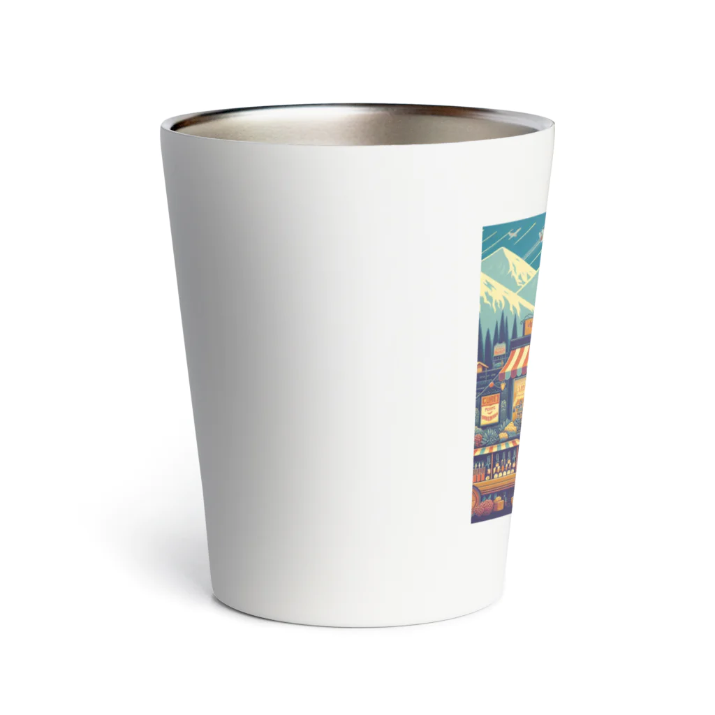 MOONY'S Wine ClosetのRetro Snow Mountain Wine Thermo Tumbler