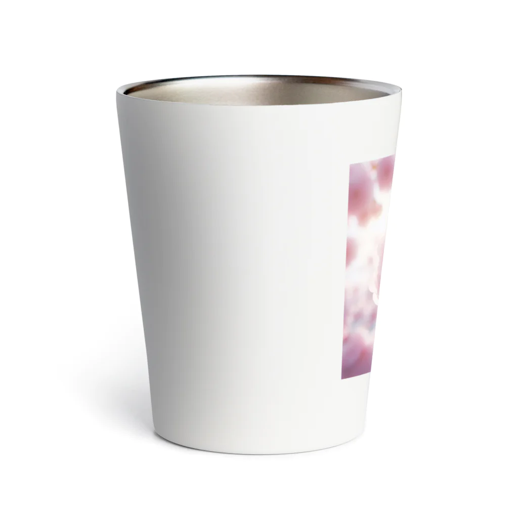 su-toの4月11日の誕生花　八重桜(牡丹桜) Thermo Tumbler