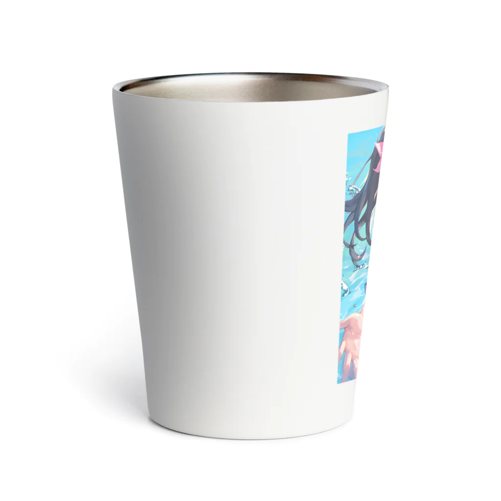 雪見ひよの🐬黒髪女子と水着デート☀️ Thermo Tumbler