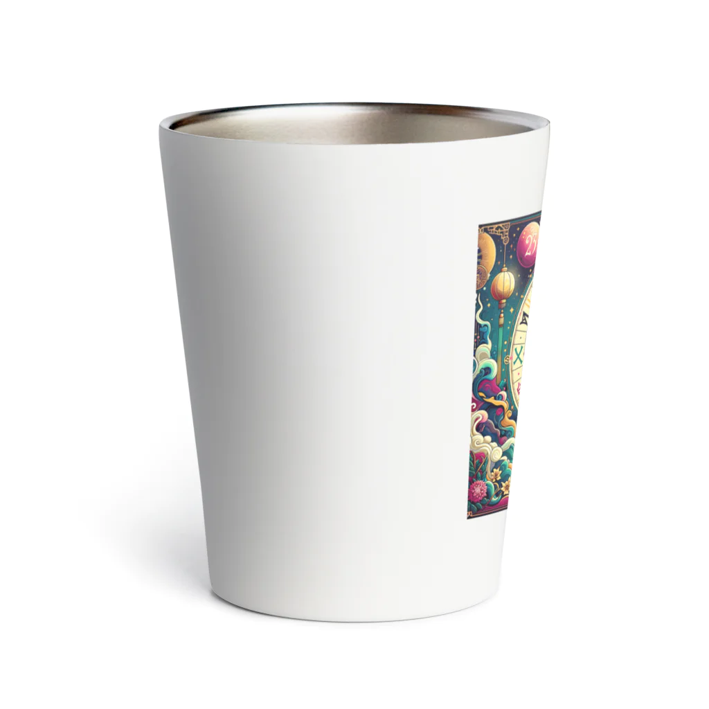 RISE　CEED【オリジナルブランドSHOP】の金運ドラゴン Thermo Tumbler