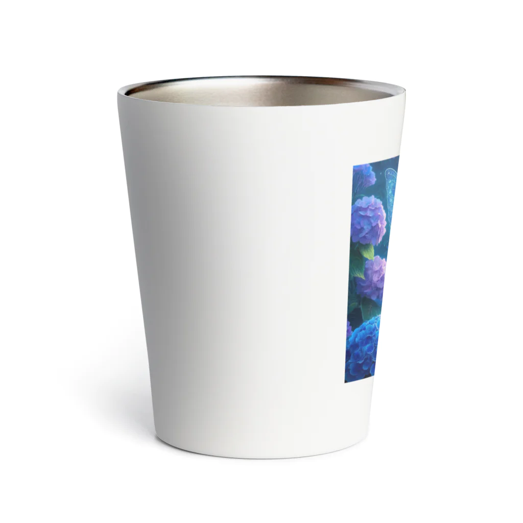 かるるんショップのあじさいと妖精 Thermo Tumbler