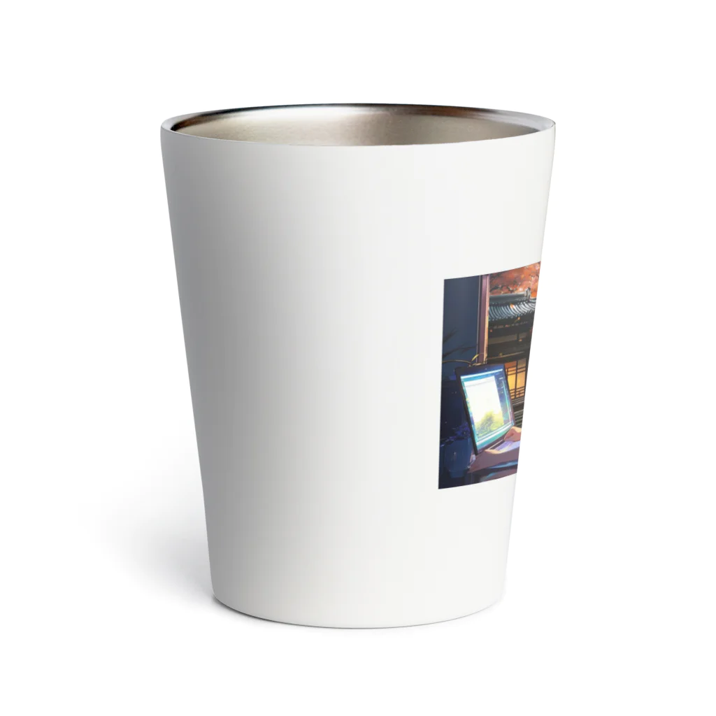 Nodoka Silence Library - WEB SHOPのTyping Girl Thermo Tumbler