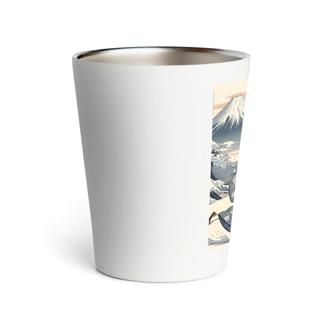 foot8の浮世絵にしてみた3 Thermo Tumbler