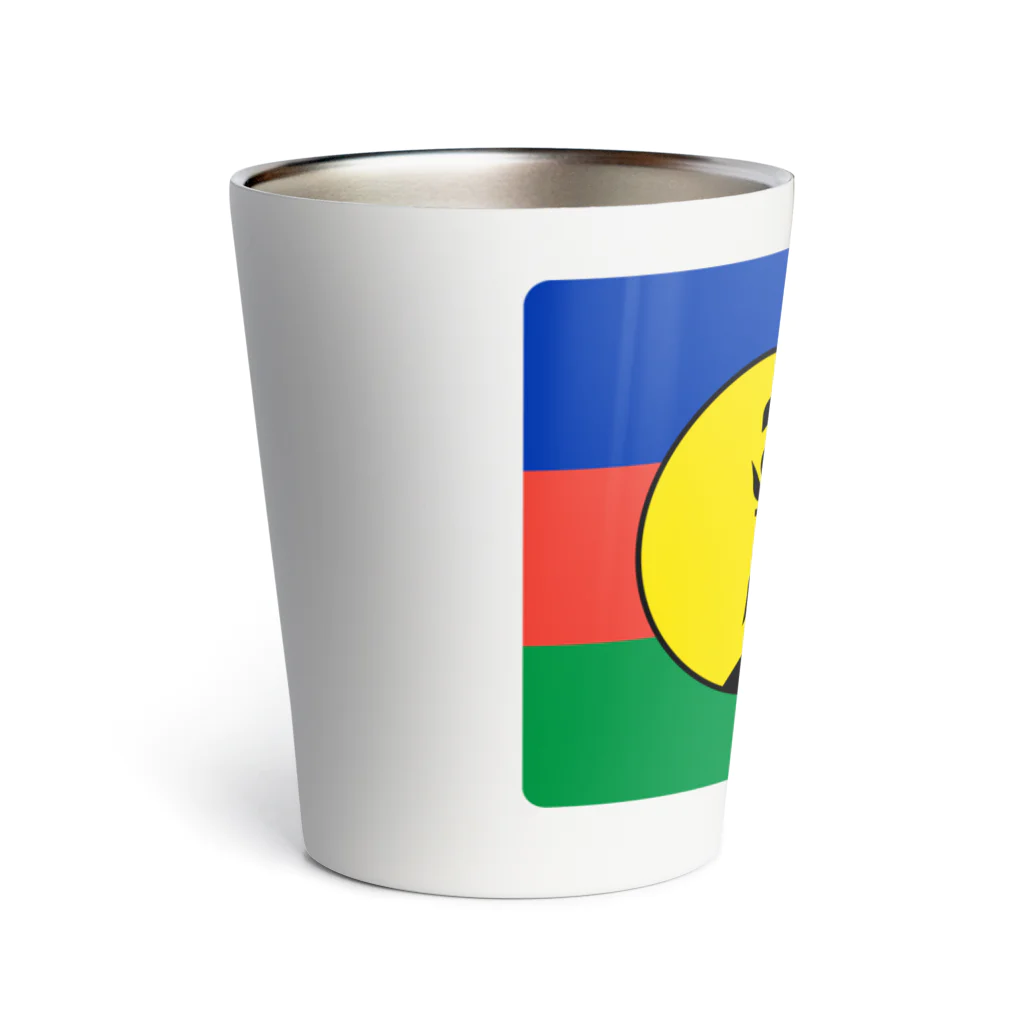 お絵かき屋さんのニューカレドニアの国旗 Thermo Tumbler