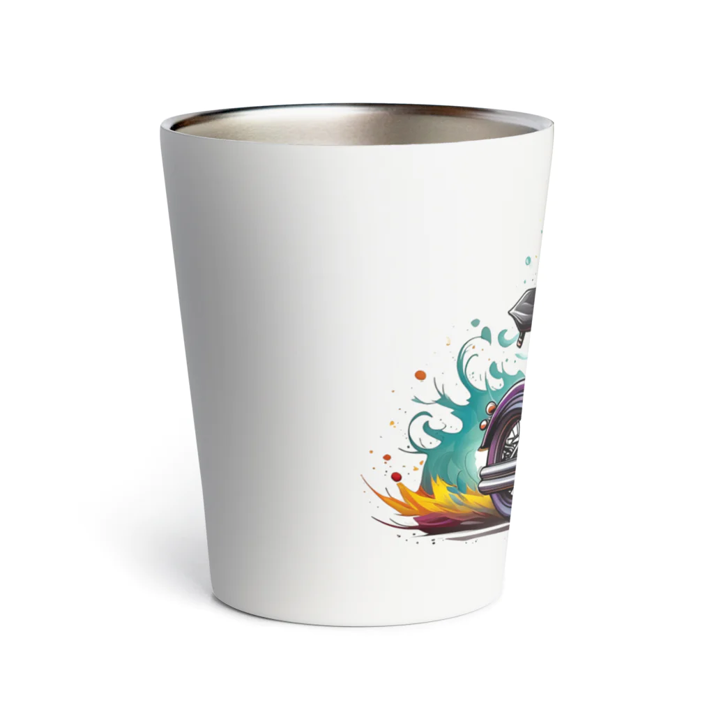 shime_savaのベタなスカルライダー Thermo Tumbler