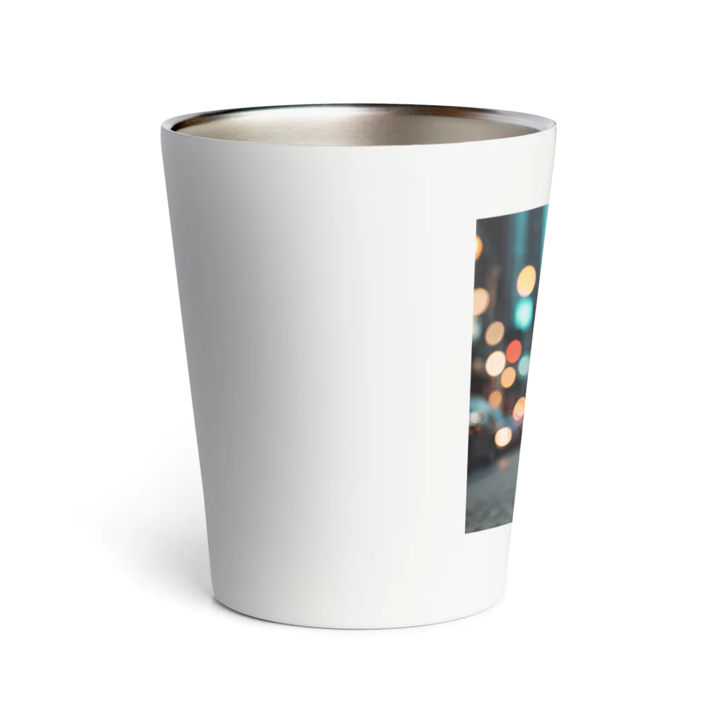 AI Design Labの勇敢な猫 Thermo Tumbler