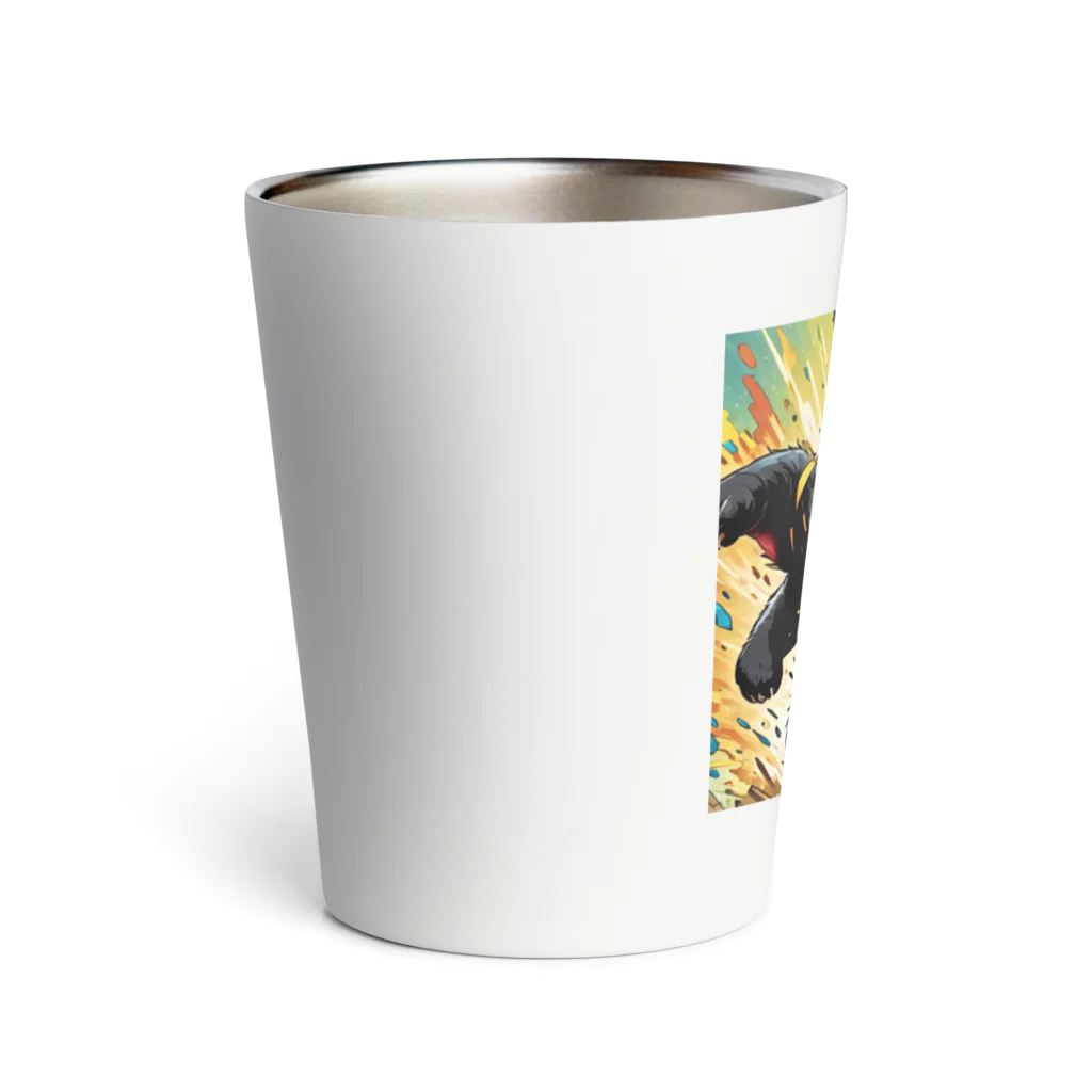 キュート＆クールの爆走パンダ君 Thermo Tumbler