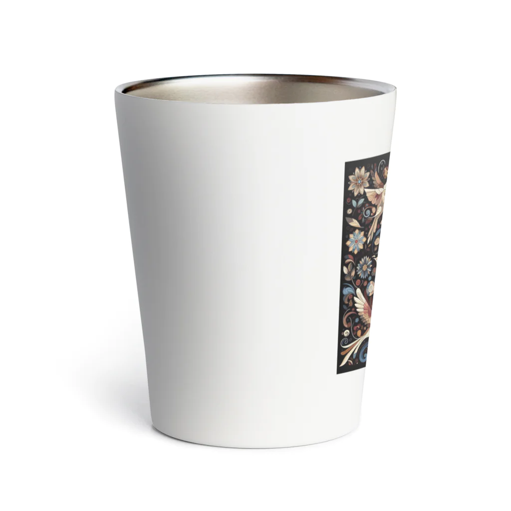 BONZEWORKSの花と鳥1 Thermo Tumbler