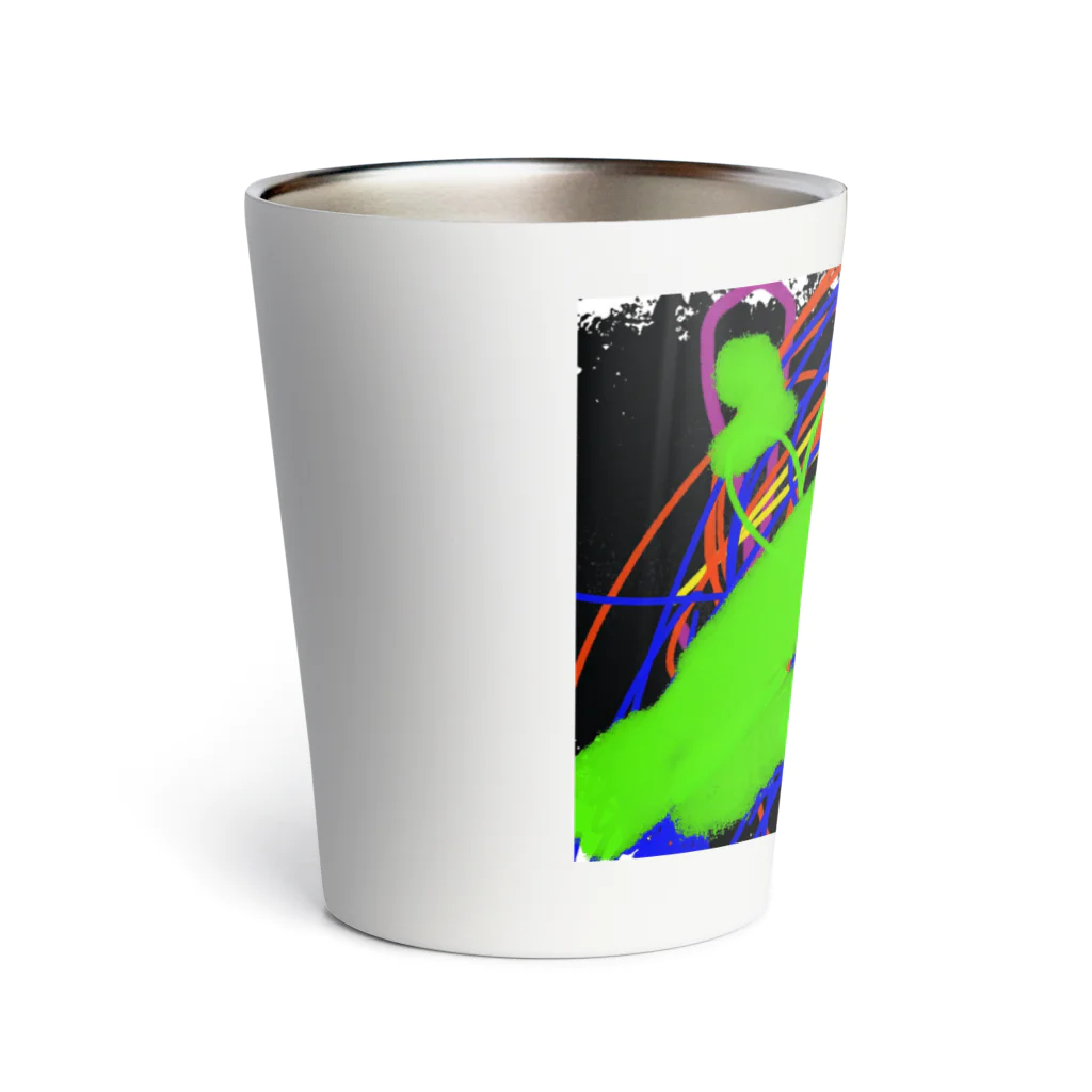 うたたなかのガチで2歳児が描いた絵 Thermo Tumbler