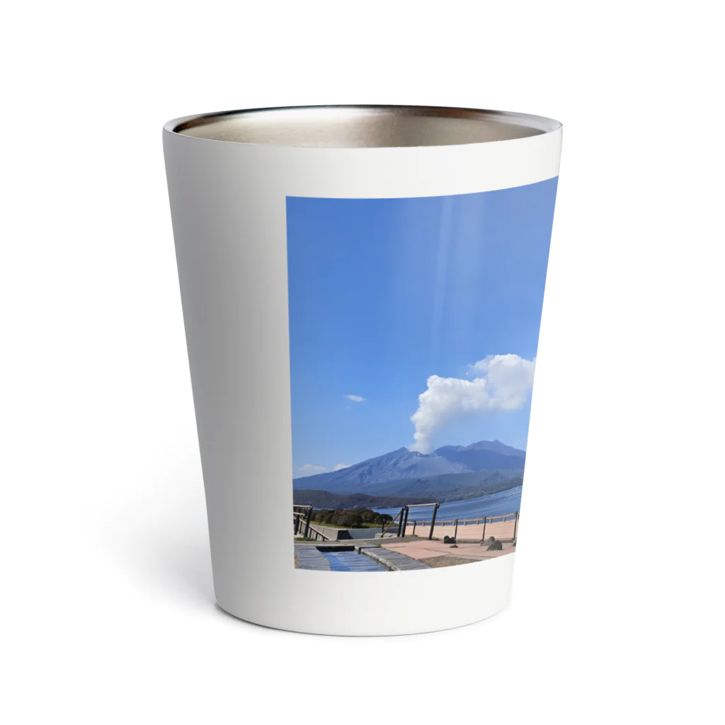 Palm🌴の桜島🌴南国鹿児島 Thermo Tumbler