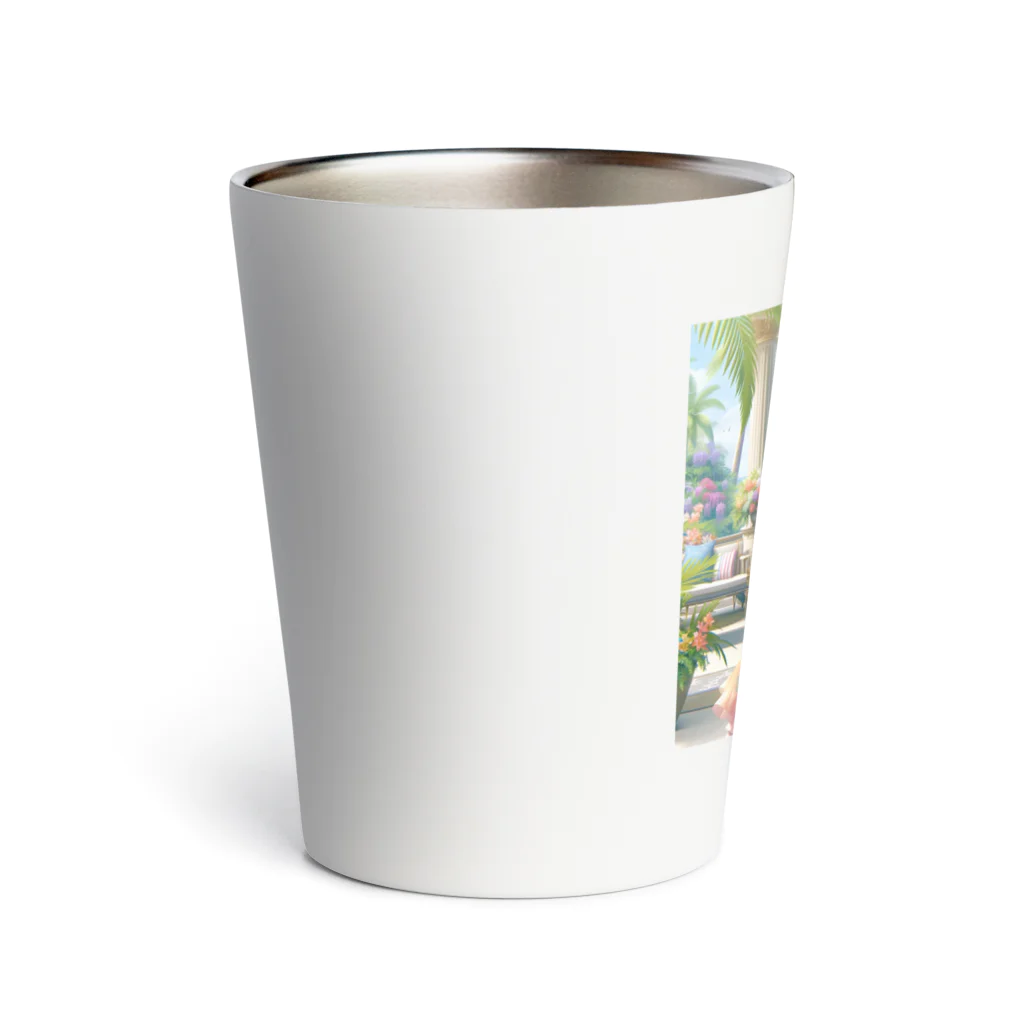 かるるんショップの夏と南国と休日と Thermo Tumbler