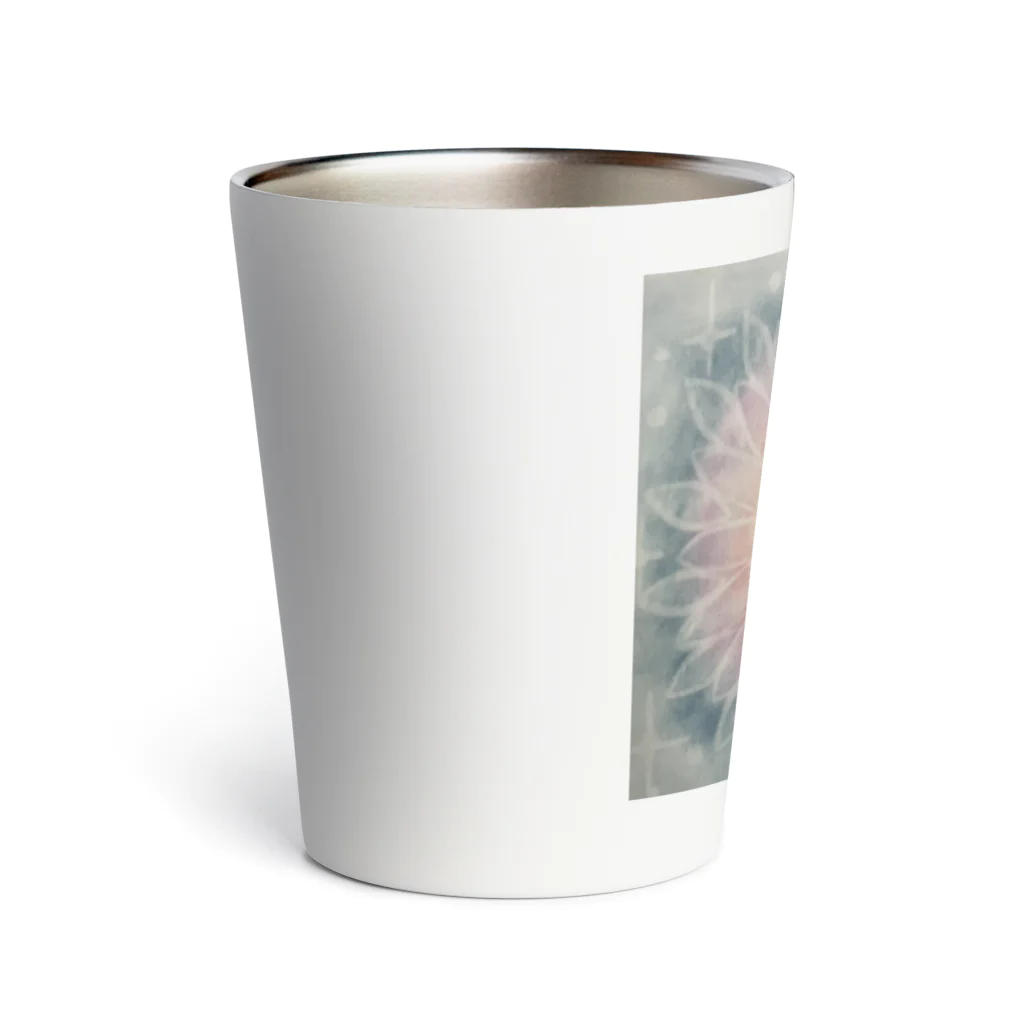 光のパステルアート　Hisaの光のパステルアート　涼しい光 Thermo Tumbler