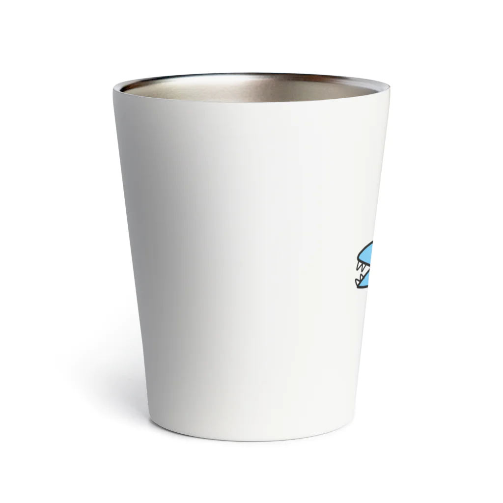 いらすとのおみせの手描き　サメ　タダイマ Thermo Tumbler